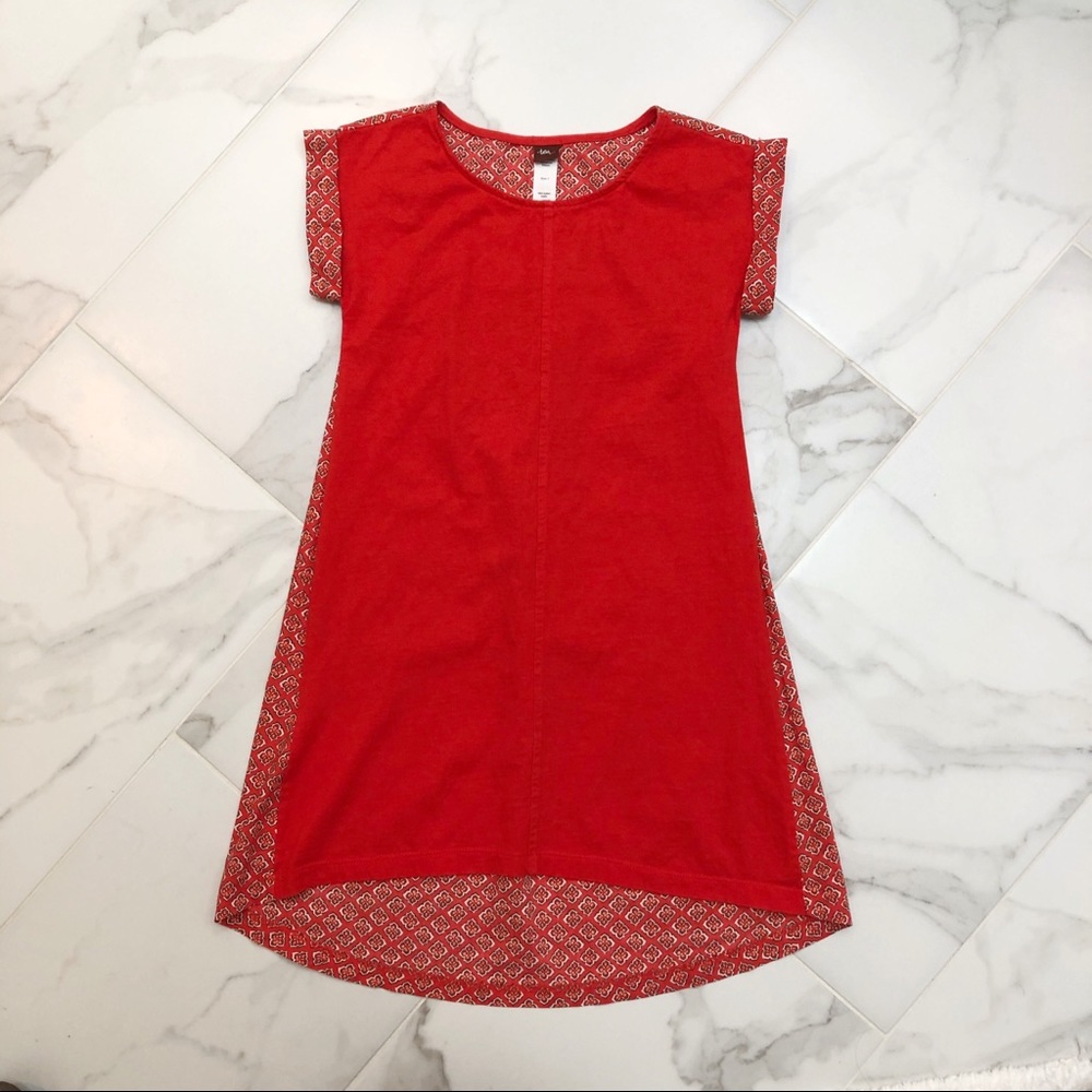 Tea Collection Fabric Back Dress